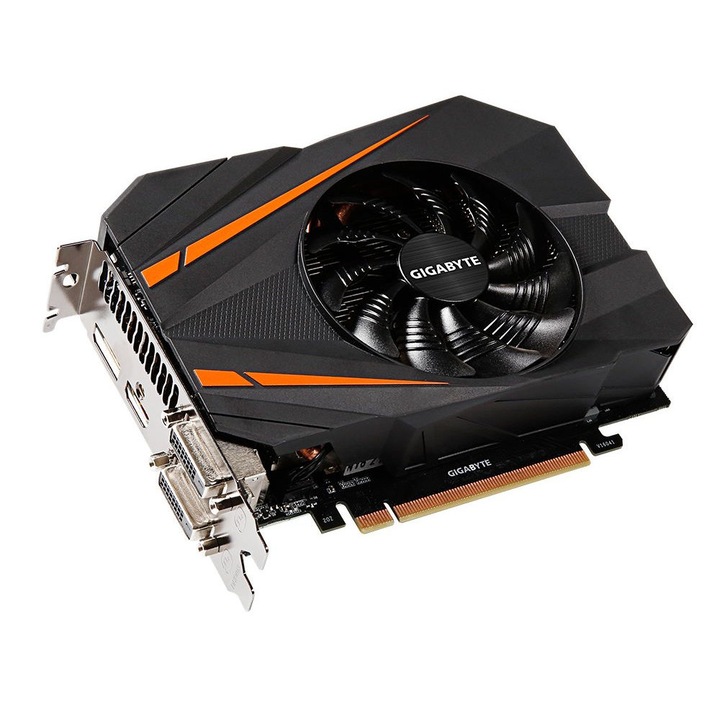 GIGABYTE GeForce® GTX 1060 Mini ITX OC videokártya, 6GB GDDR5, 192-bit
