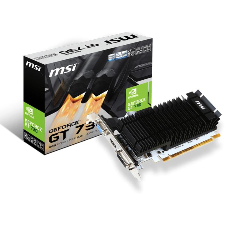 MSI GeForce® GT 730 K videókártya, 2GB DDR3, 64-bit