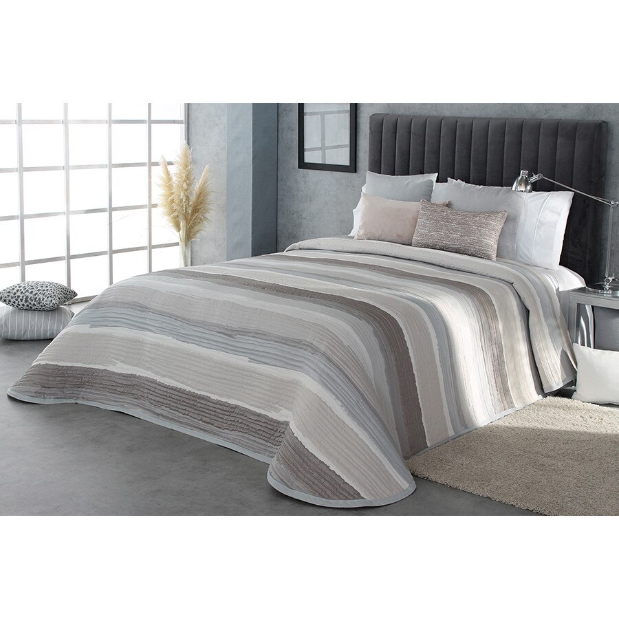 Set Cuvertura Marea si o fata de perna, Reig Marti, gri, 190 cm x 270 cm