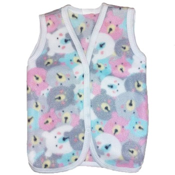 Vesta pentru fete Mini Junior MVS-16-68, Gri 64254 Vesta pentru fete Mini Junior MVS-16-68, Gri 64254