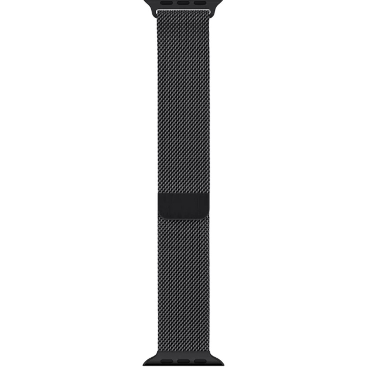 Curea metalica milanese, marca THD pentru Apple Watch 45 mm, seria 7, marime universala, culoarea negru