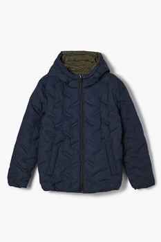 s.Oliver, Jacheta reversibila cu gluga, Bleumarin s.Oliver, Jacheta reversibila cu gluga, Bleumarin