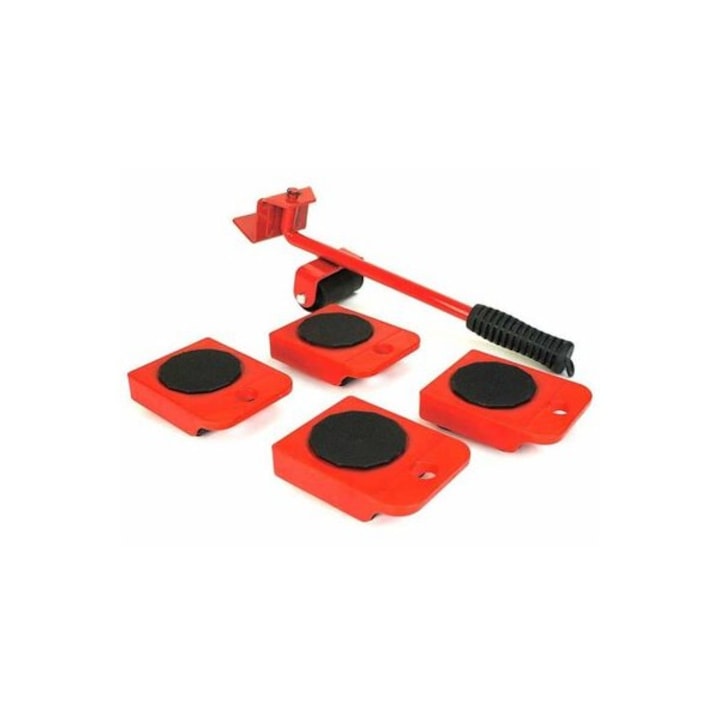 Set transportat si ridicat mobila, Gonga® Rosu