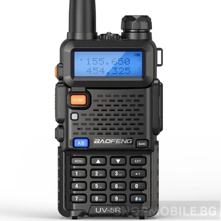 Radio portabil UV-5R, Baofeng, 5W, 128 Canale, Negru