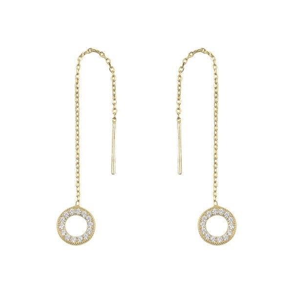 Cercei BeSpecial, ETU0344, Argint, Zirconiu