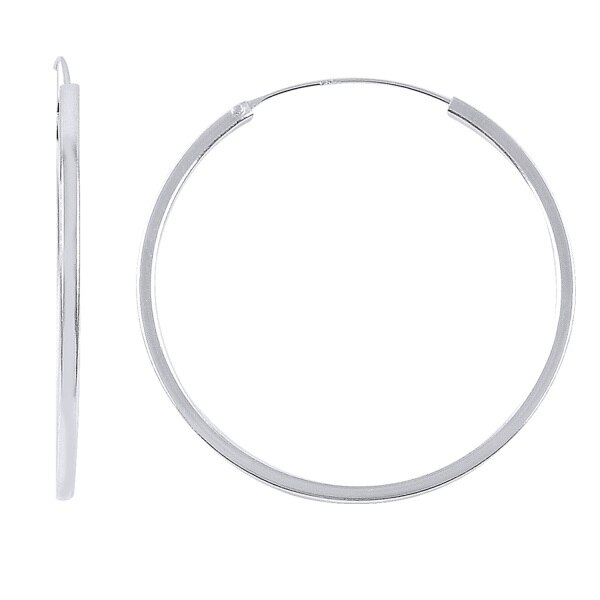 Cercei BeSpecial, ETU0373, Argint, Diametru 45 mm, Grosime 1,2 mm, Greutate 2,7 g