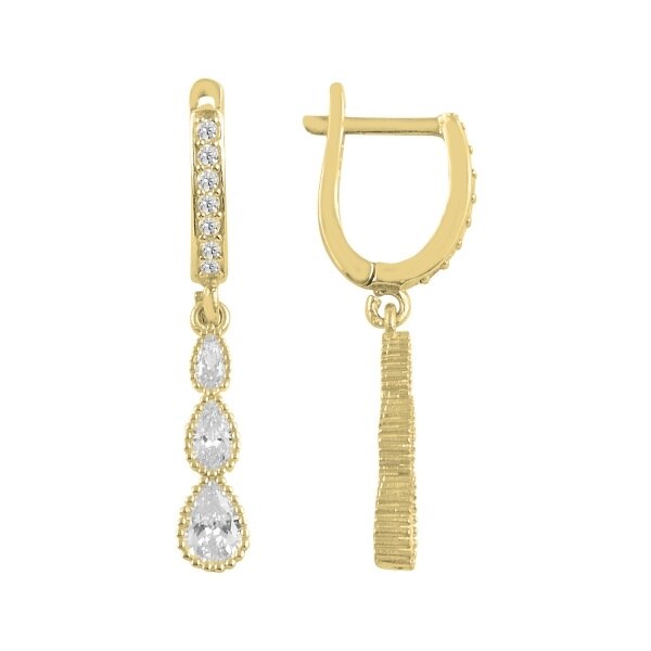 Cercei BeSpecial, ETU0352, Argint, Zirconiu