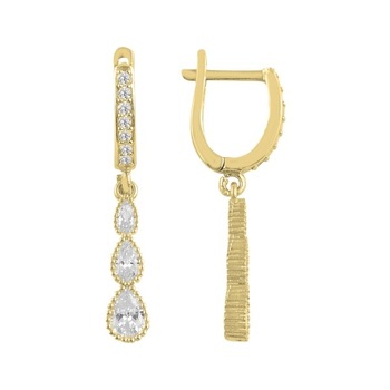 Cercei BeSpecial, ETU0352, Argint, Zirconiu Cercei BeSpecial, ETU0352, Argint, Zirconiu