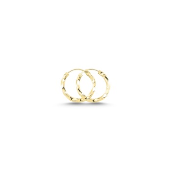 Cercei agint cu cerc rasucit de 12 mm, BeSpecial, ETU0360 Cercei agint cu cerc rasucit de 12 mm, BeSpecial, ETU0360