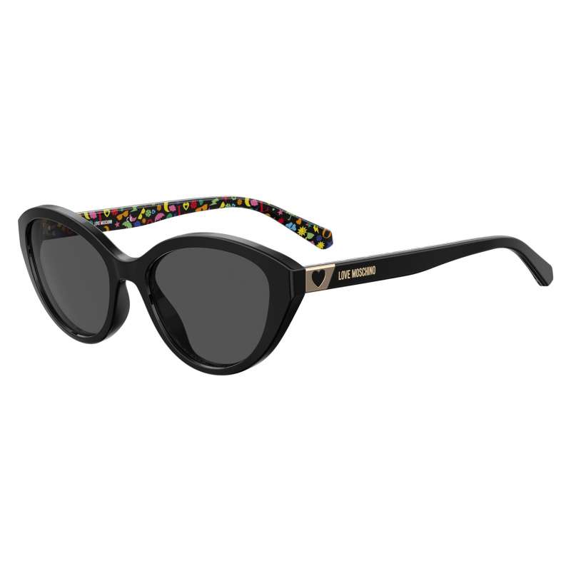 Ochelari de soare Love Moschino, MOL033/S - 807/IR, Negru