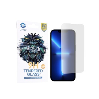Folie Sticla Securizata Lito 9H Compatibila Cu iPhone 13 Mini, Transparenta Folie Sticla Securizata Lito 9H Compatibila Cu iPhone 13 Mini, Transparenta