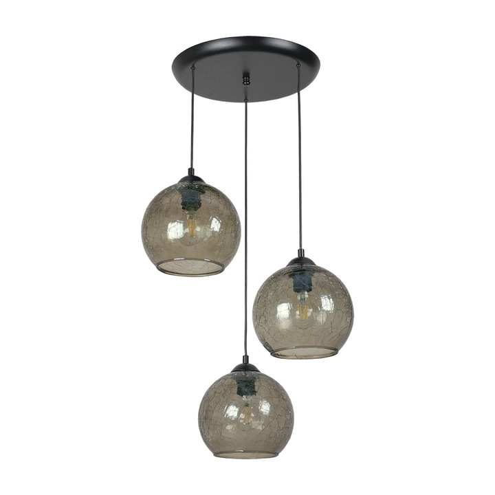 Pendant Lightstyle Orlando 1910-C-6-FU, 3xE27, negru