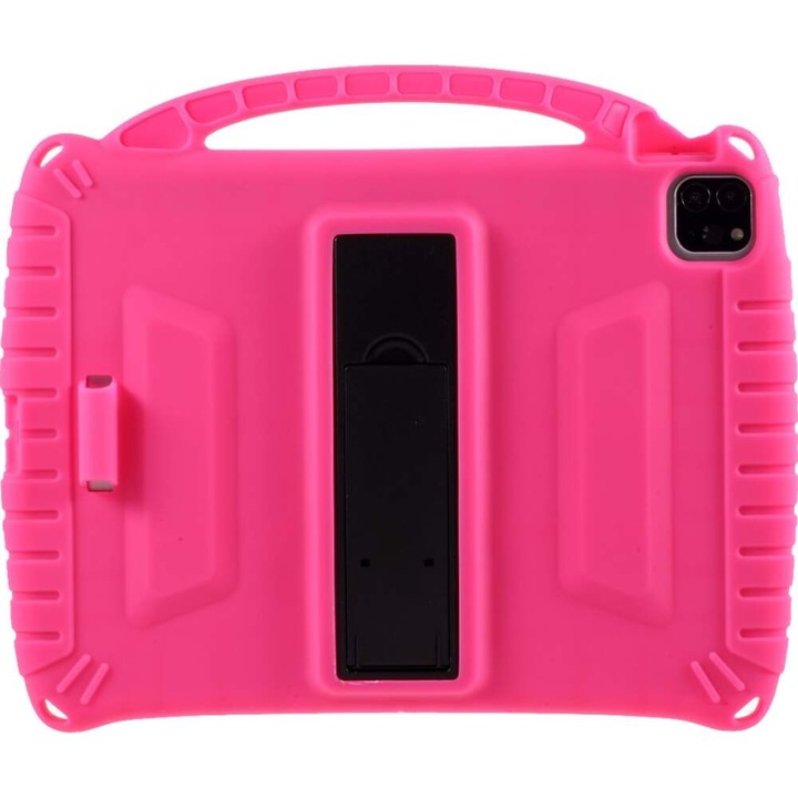 Bibilel Védőtok, iPad Air 4, iPad Pro 2018 és 2020 készülékekhez, 11 hüvelykes átlós, Szilikon, MBD-BBL3184, Rózsaszín