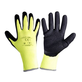 Manusi de iarna, latex, cu poliester Termic - Marimea 9 - L - Verde Manusi de iarna, latex, cu poliester Termic - Marimea 9 - L - Verde