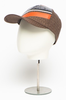 Michael Kors, Sapca cu logo, Maro inchis/Negru/Rosu Michael Kors, Sapca cu logo, Maro inchis/Negru/Rosu