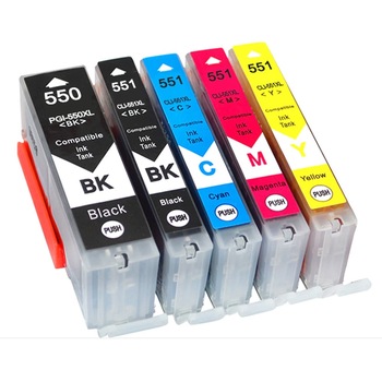 Set 5 cartuse Canon PGI 550 XL, CLI 551 XL , compatibile BLACK, CYAN, MAGENTA, YELLOW Set 5 cartuse Canon PGI 550 XL, CLI 551 XL , compatibile BLACK, CYAN, MAGENTA, YELLOW