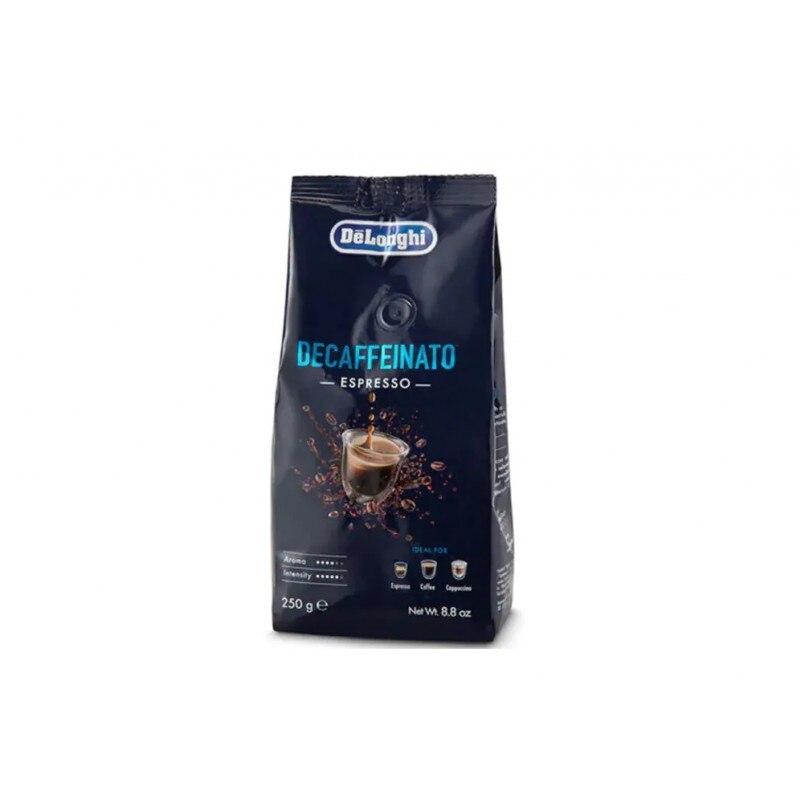 Cafea boabe De’LonghiDecaffeinato, 250g