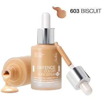 Fond de ten lichid cu tripla actiune anti-imbatranire BioNike Defence Color Nude Serum R3, Nr. 603 Biscuit, 30 ml Fond de ten lichid cu tripla actiune anti-imbatranire BioNike Defence Color Nude Serum R3, Nr. 603 Biscuit, 30 ml
