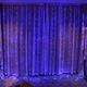 Instalatie Craciun, Tip Perdea, IP44, 10 m x 2 m, 1200 LED-uri, Albastru, 8 jocuri de lumini, Transformator, Interconectabila, Prelungitor 5 m inclus, Fir transparent, Interior/ Exterior, toolsy