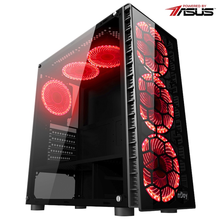 Serioux Powered by ASUS asztali számítógép, AMD Ryzen™ 3 4300GE processzorral max. 4.0GHz, 16GB DDR4, 500GB SSD M.2 PCIe 3.0, Radeon™ Graphics 6, Operációs rendszer nélkül