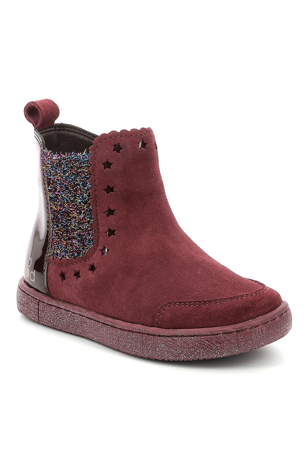 Mod8 kids, Ghete Chelsea din piele intoarsa, Rosu inchis