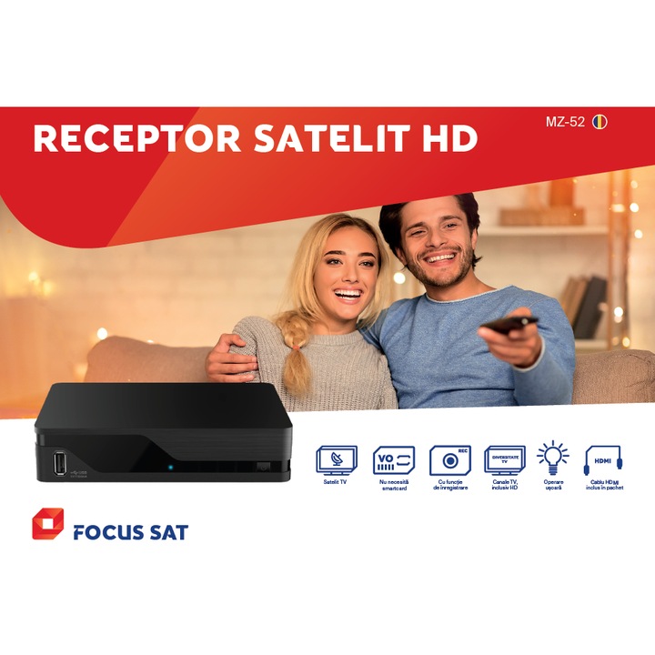 Set Receiver HD si Acces Max, Focus Sat, Kaon HD