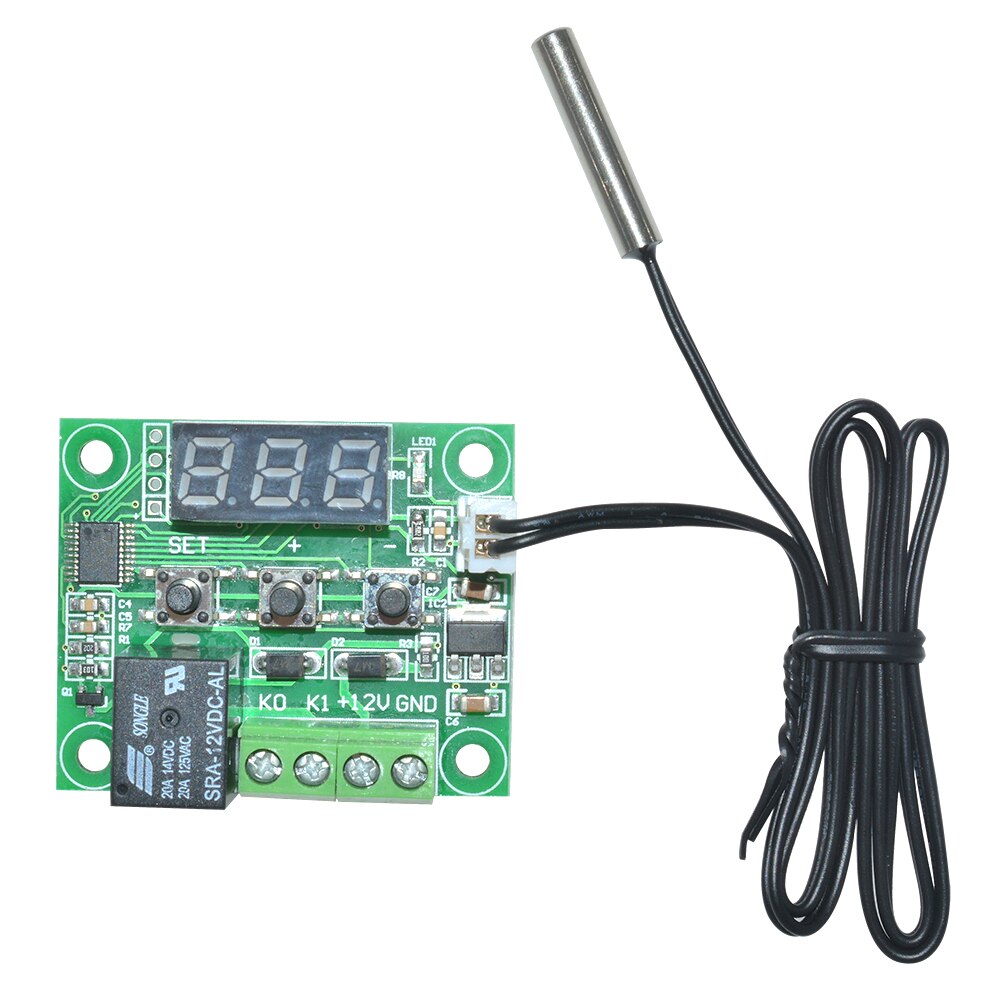 Termostat digital W1209, 10A, 12V Dc