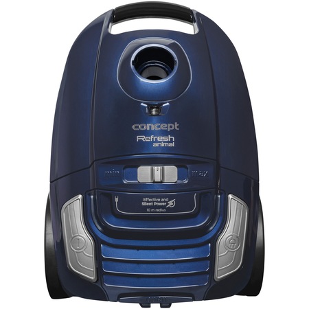 Aspirator cu sac Concept VP8223 Refresh Animal, 700W, Sac 3,5 L, tub telescopic, nivel zgomot 67 db, lungime cablu alimentare 10m, Hepa 13, Perie Animale, Perie Parchet, 4A, Reglare elecctronica a puteri