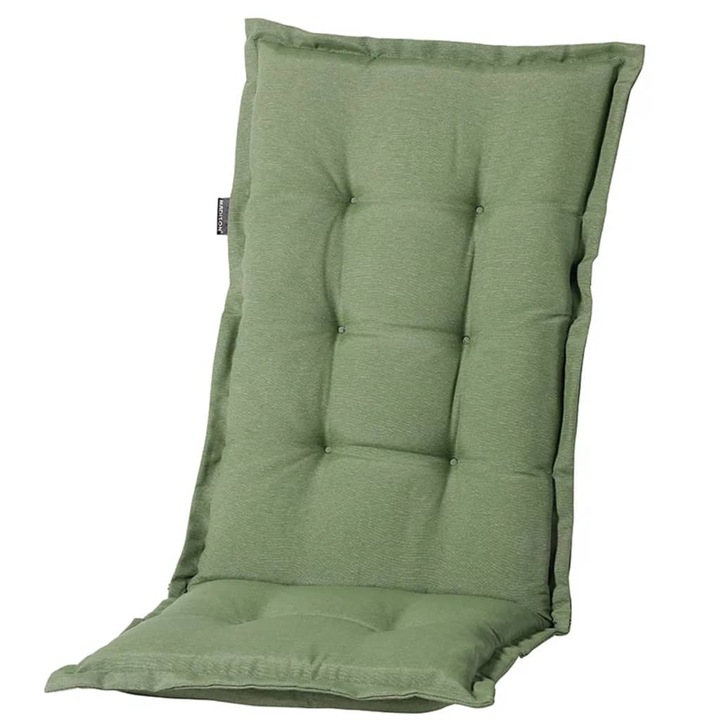 Възглавница за стол с гръб Panama Madison, 123x50 см, Зелена