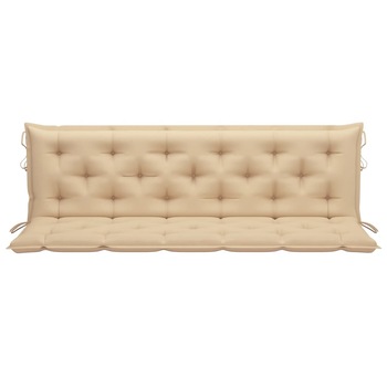 Perna pentru balansoar, bej, 180 cm, material textil 315031 Perna pentru balansoar, bej, 180 cm, material textil 315031