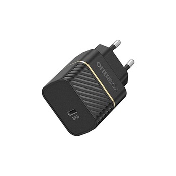 Incarcator retea Otterbox Fast Charge USB-C 30W, Power Delivery 3.0, Negru Incarcator retea Otterbox Fast Charge USB-C 30W, Power Delivery 3.0, Negru