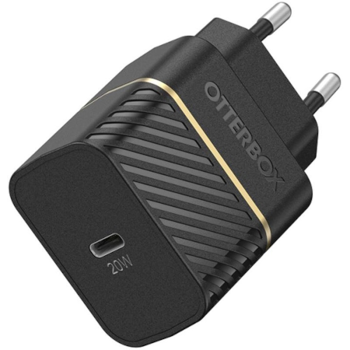 OtterBox 78-80348 Hálózati USB-C töltő - Fekete (20W) (78-80348)