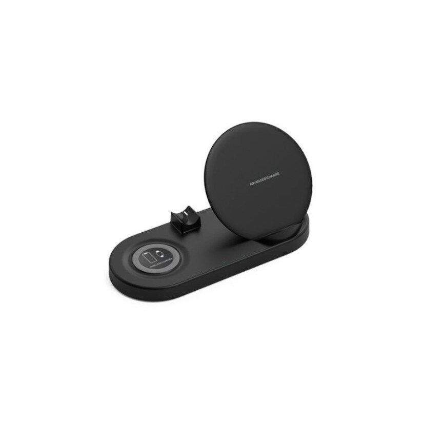 Statie incarcare Wireless 5in1, pentru iPhone/Airpods/Apple Whatch/IPAD, Negru