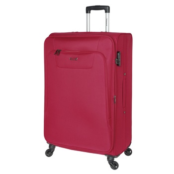 Set Trolere, Poliester, 4 Roti, Diplomat, ZC 984 - 3 Piese, Rosu Set Trolere, Poliester, 4 Roti, Diplomat, ZC 984 - 3 Piese, Rosu