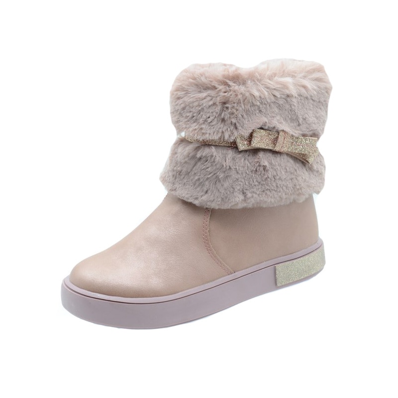 Cizme imblanite pentru fete American Club GC26/20R, Roz