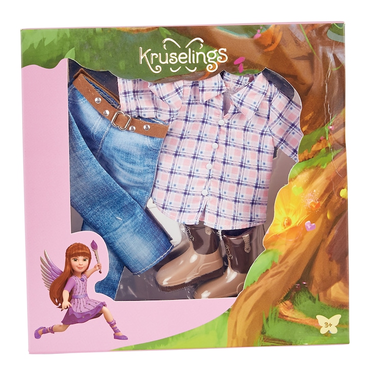 Chloe baba ruhakészlet, Kruselings Doll, Multicolor