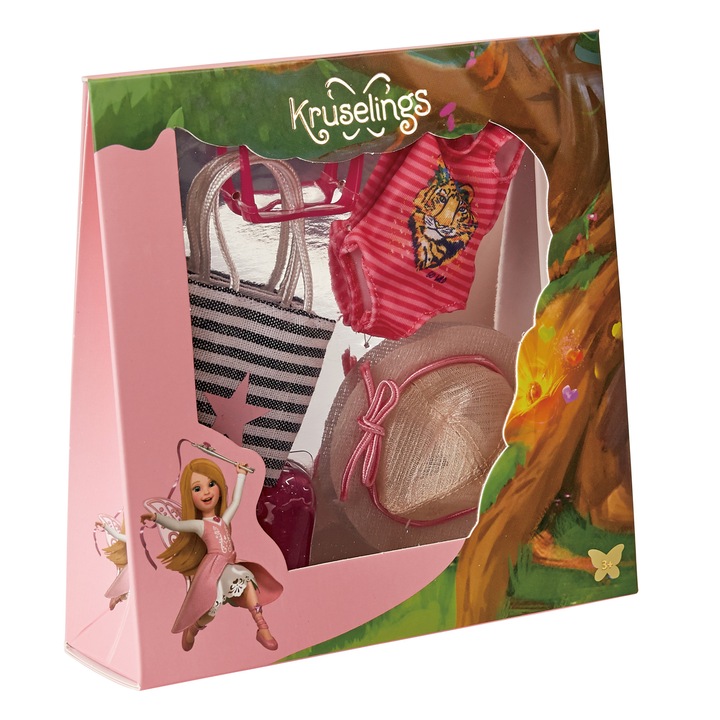 Beach Party baba ruhakészlet, Kruselings Doll, Multicolor