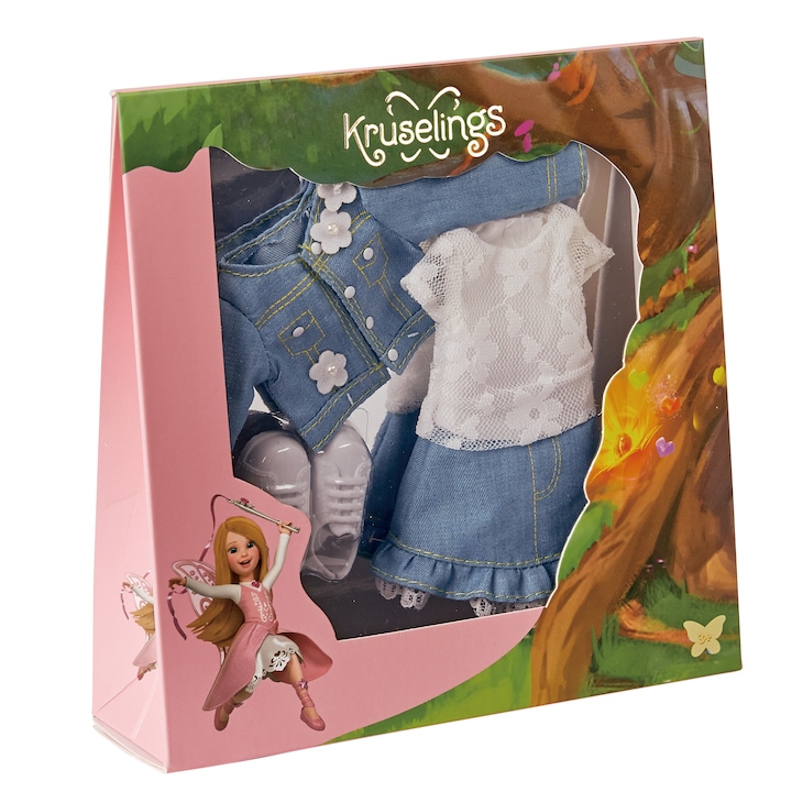 Vera baba ruhakészlet, Kruselings Doll, Multicolor