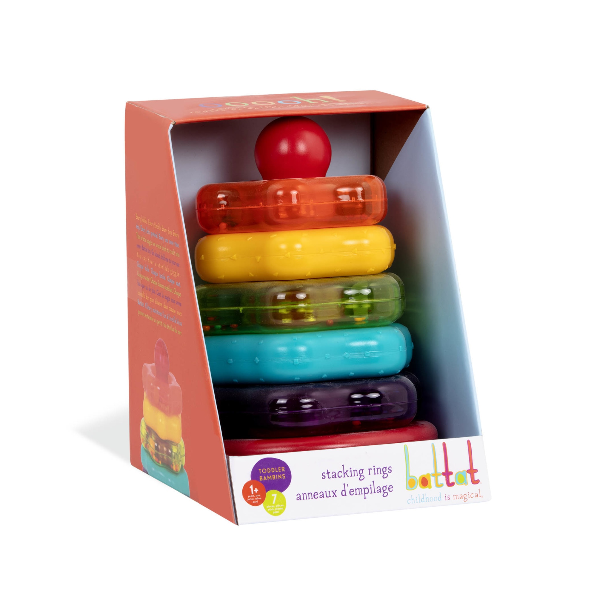 Jucarie interactiva Cone, Battat, Multicolor, 1 an+