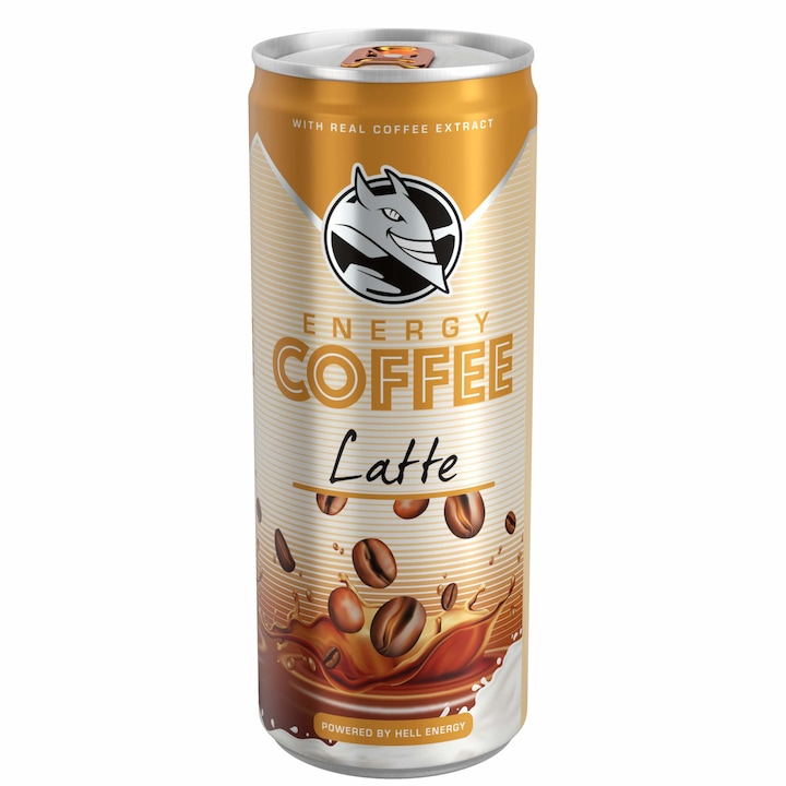 Energy Coffee Latte UHT zsírszegény kávés tejital 250 ml