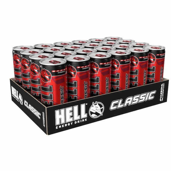Hell Classic szénsavas energiaital, 24x250 ml