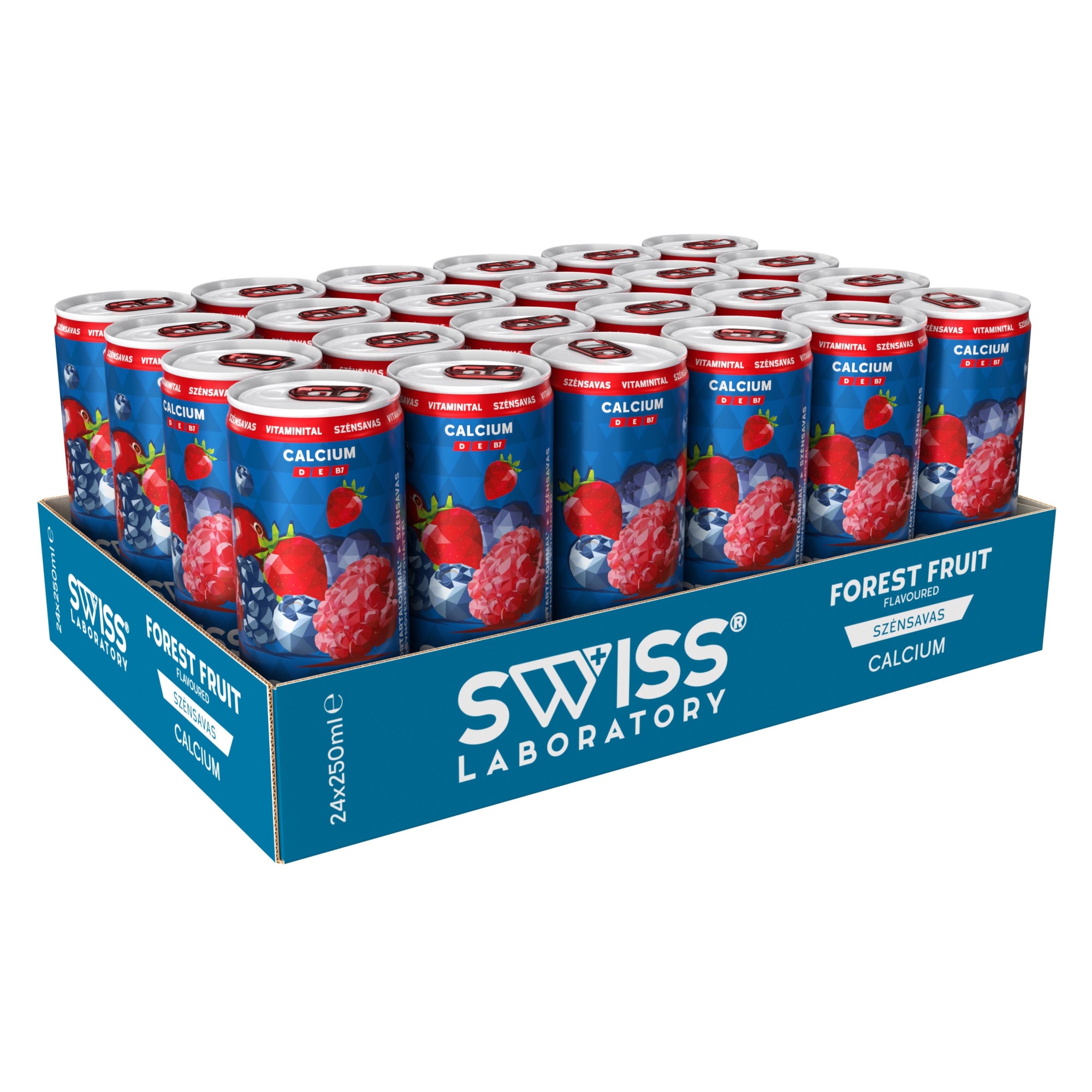 Swiss Laboratory Fizzy Vitamin Drink erdei gyümölcs ízű ital svájci