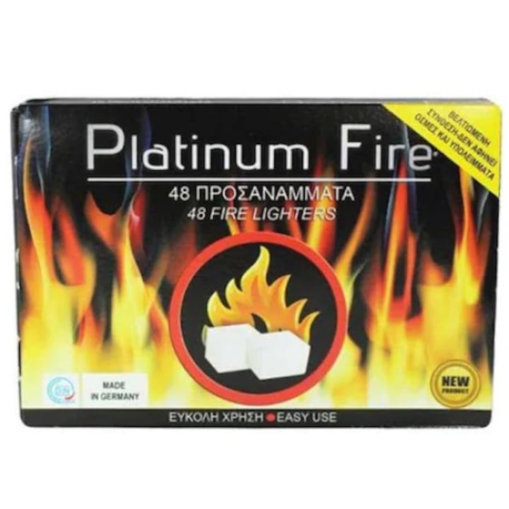 Pastile pentru aprins focul Platinum Fire 48 buc