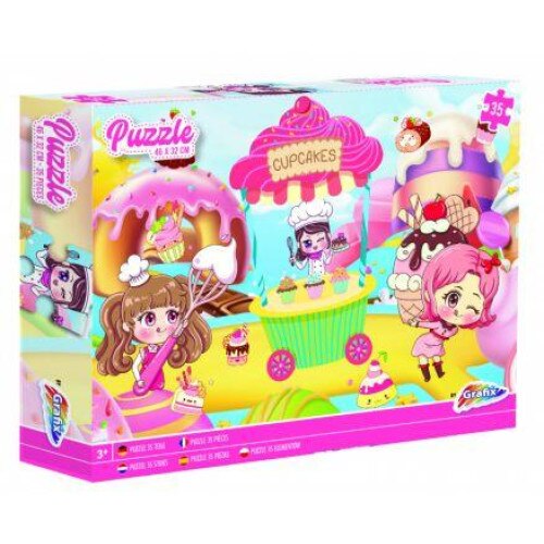 Puzzle , 35 piese, Briose, Grafix