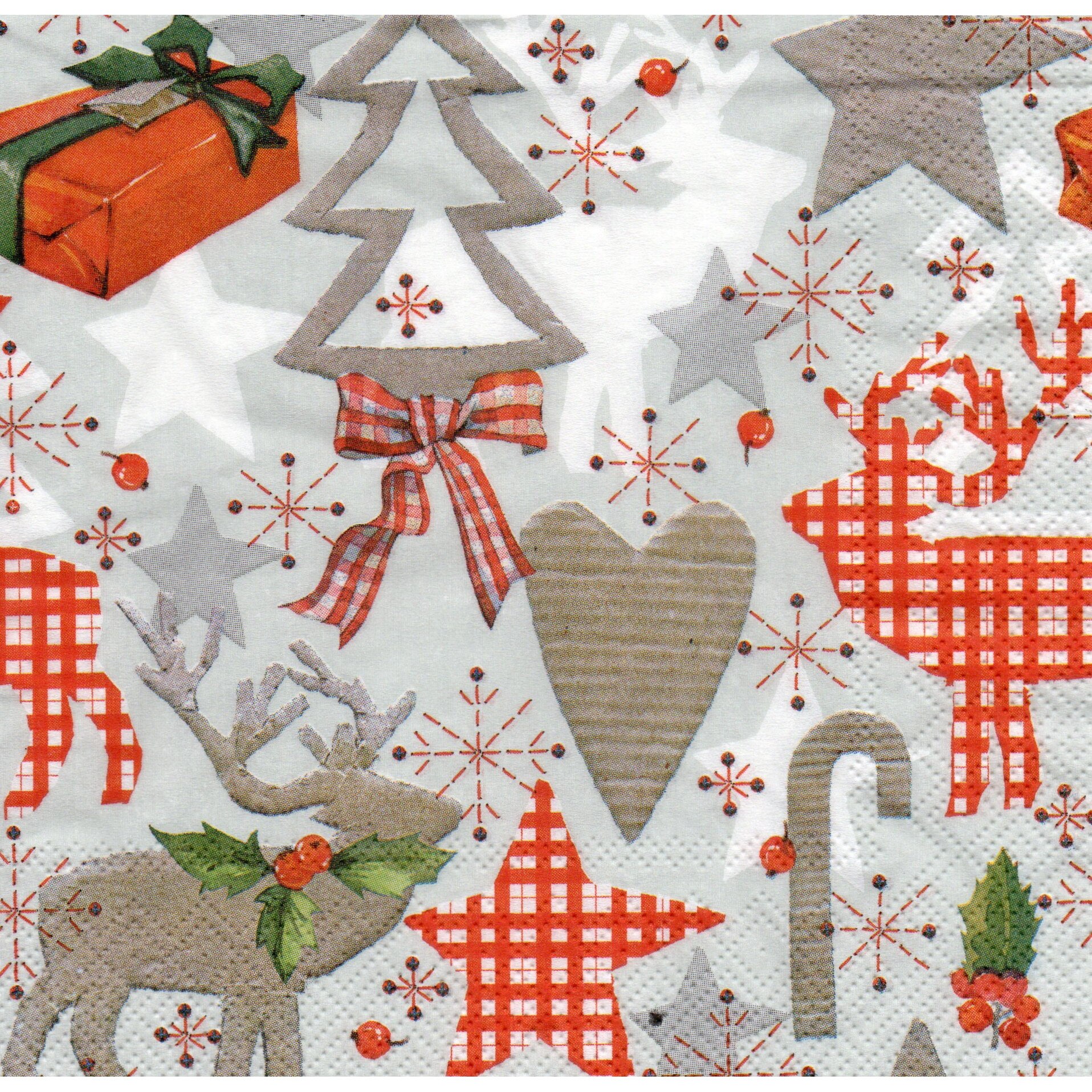 Servetele de Craciun Decorative Pachet de Masa 20 Buc Red Christmas Forever