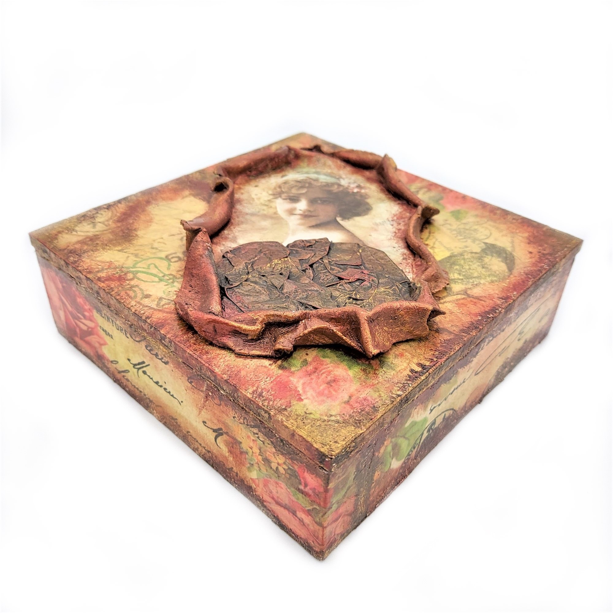 Caseta bijuterii handmade Dominique