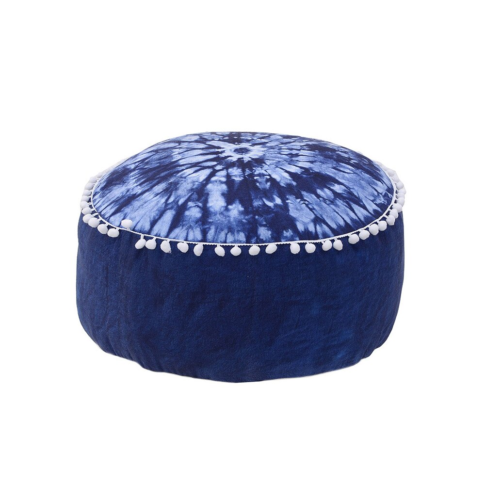 Taburet Boho, albastru, 45 cm, InArt