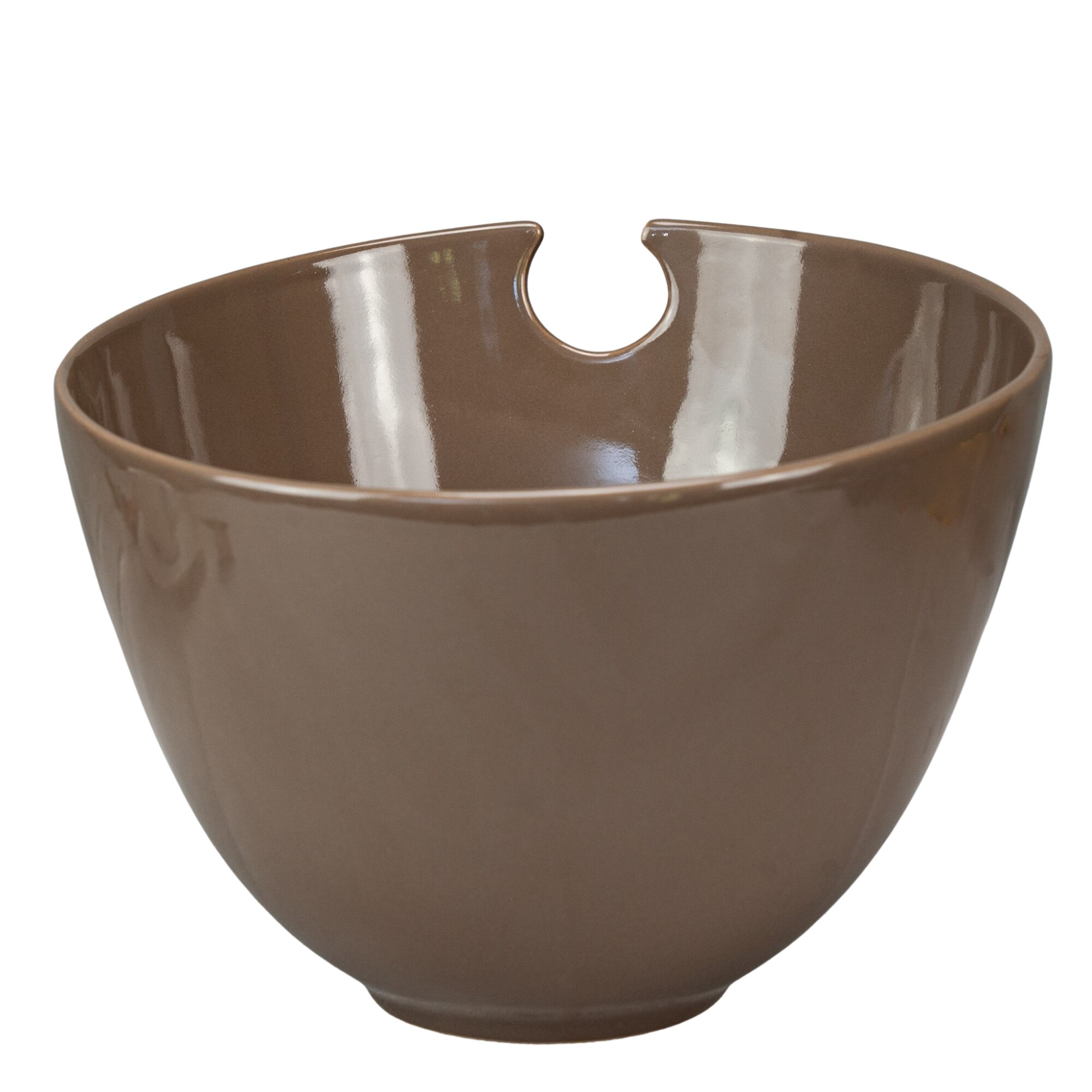 Salatiera moderna, Cesiro, capacitate 2 l , culoare Maro Cafeniu