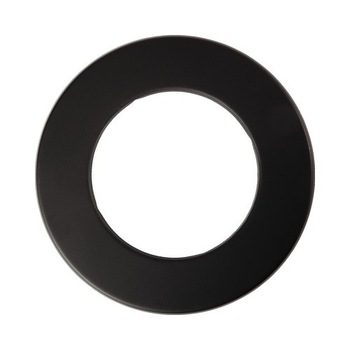 Rozeta de perete Bertrams Ø150 mm, vopsita cu lac Senotherm negru Rozeta de perete Bertrams Ø150 mm, vopsita cu lac Senotherm negru