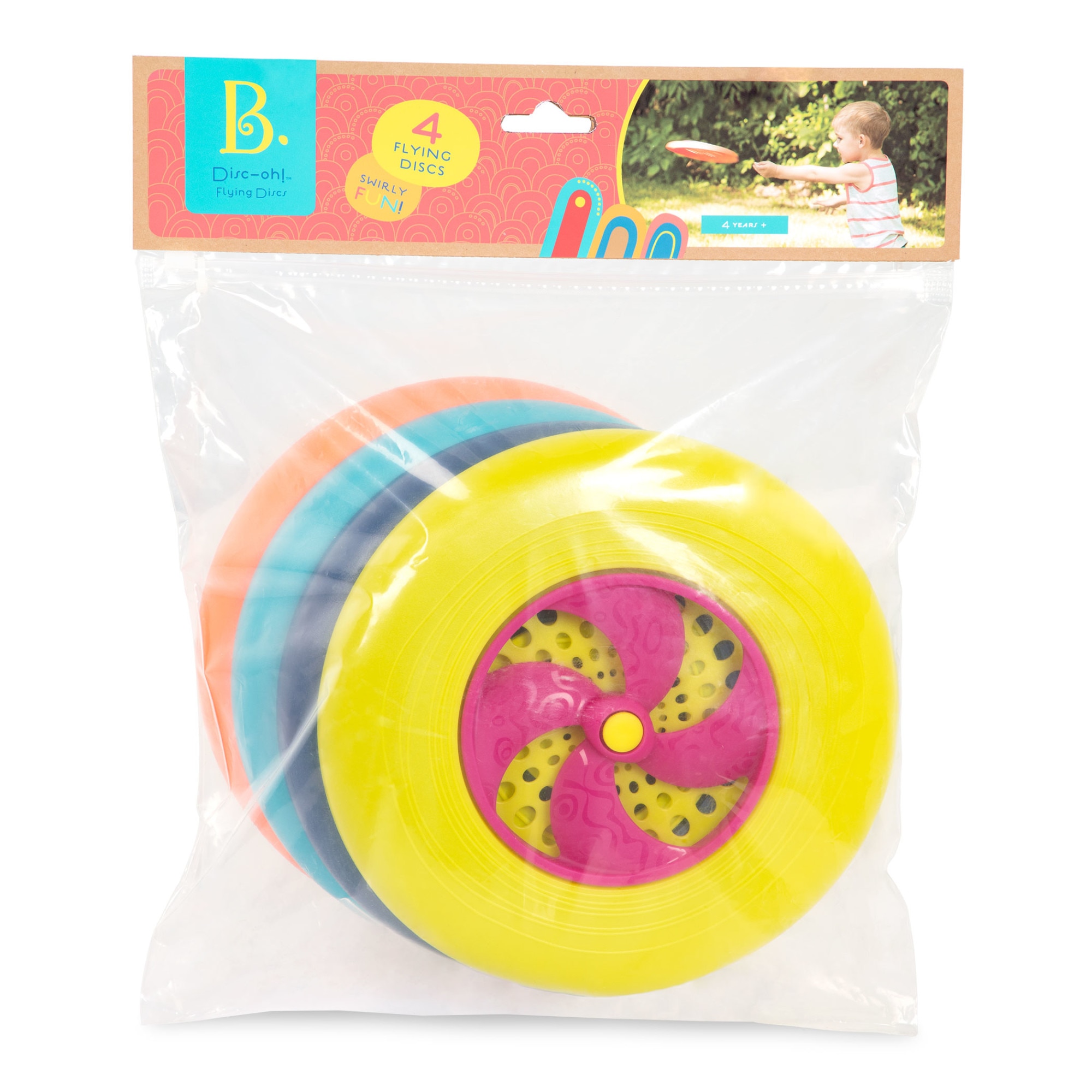 Jucarie interactiva Frisbee, Battat, Multicolor, 1 an+